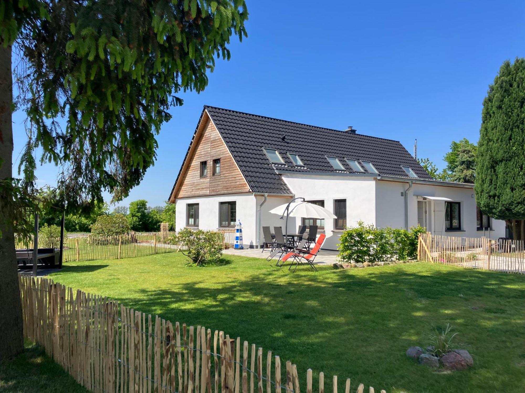 Grosse 4 Sterne Ferienwohnung Beim Boddenstrand Sundhagen-Niederhof Zewnętrze zdjęcie